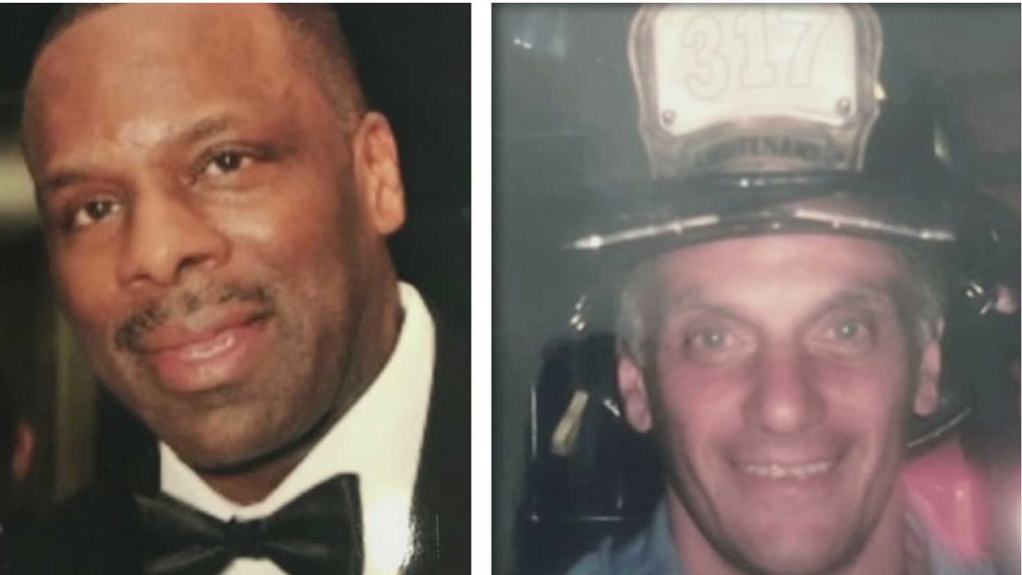 Firefighters Richard Jones, 63, (left) and Paul Deo Jr, 74, (right) died on Friday from 9/11-related illnesses after working for the department at Ground Zero following the terror attacks on September 11, 2001.