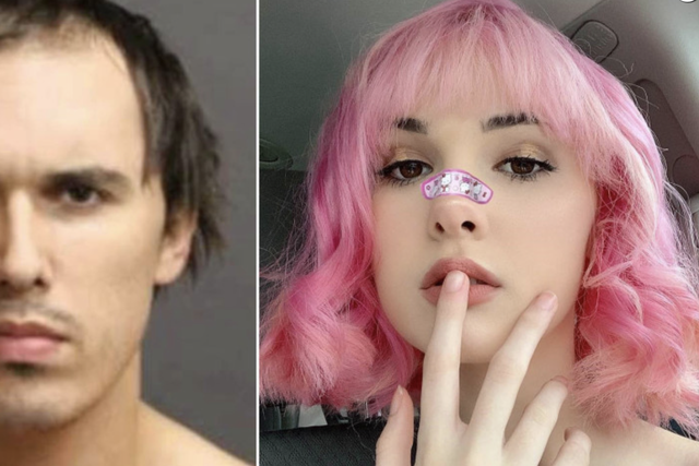 Brandon Clark (pictured left at his booking in July 2019) pleaded guilty to the second-degree murder of Instagram star Bianca Devins on Monday.