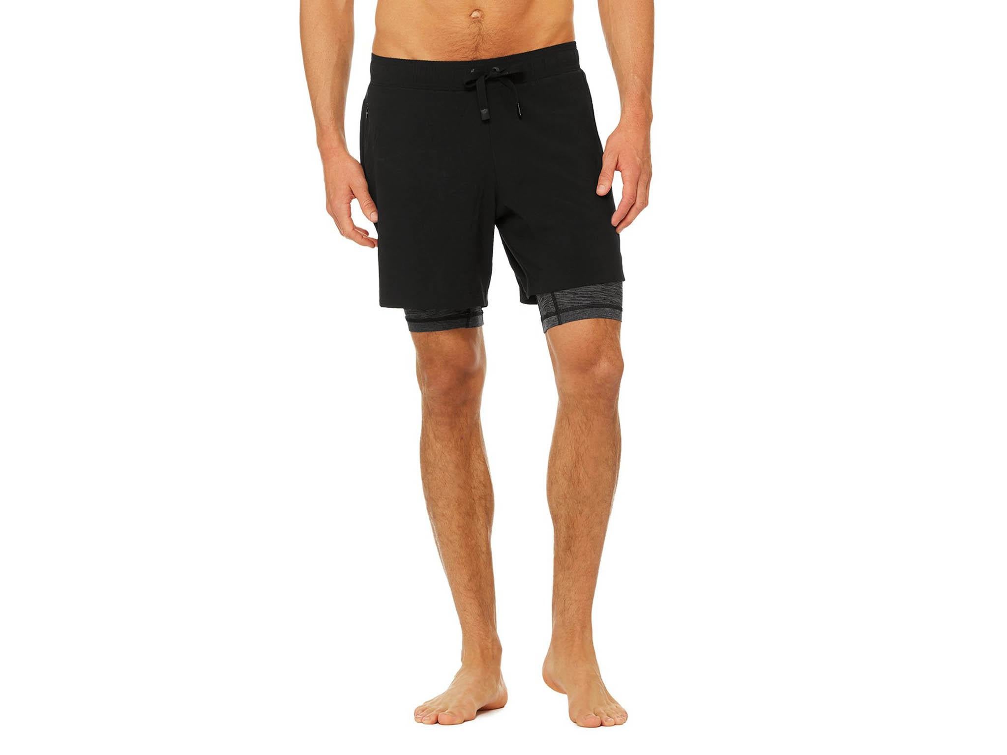 mens yoga shorts uk