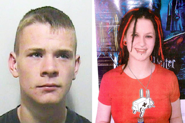 Ryan Herbert (left) was 16 when he was handed a life sentence for murdering 20-year-old Sophie Lancaster (right) in a park in Bacup, Lancashire, in August 2007