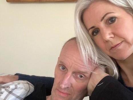 Terminally ill Michael Askham, pictured with his partner Nikki, is starving himself to death in a bid to decide for himself how he will die