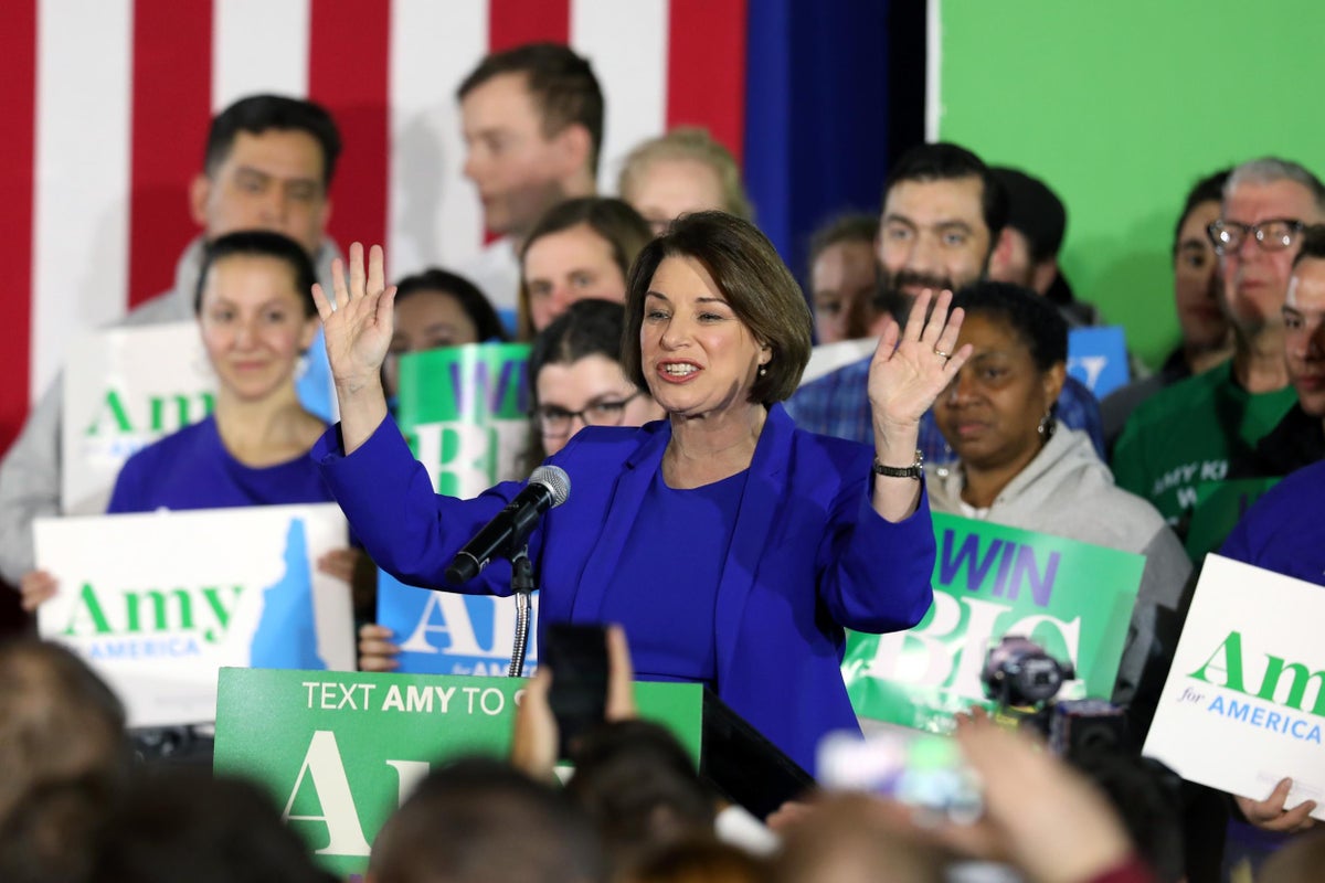 Klobachur vows she can beat trump as warren says her surge is proof 'you can't count a woman out'