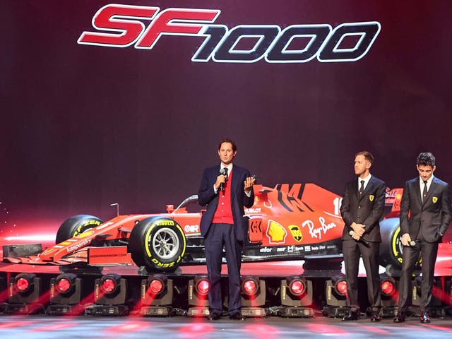 Ferrari gave Sebastian Vettel their full backing after revealing the SF1000