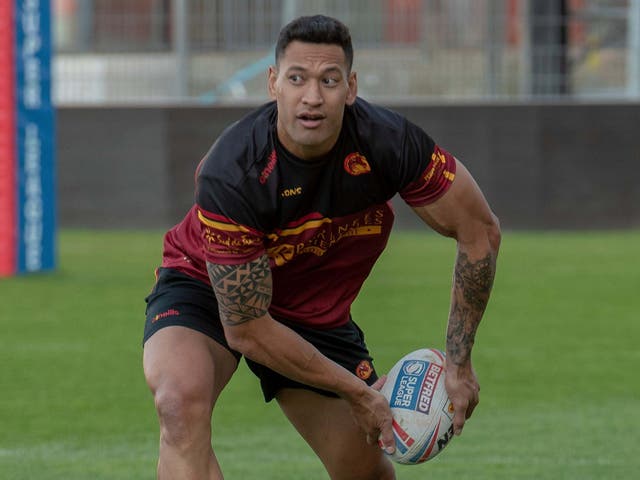 Israel Folau has two training sessions to prove he is ready to make his Catalans Dragons debut