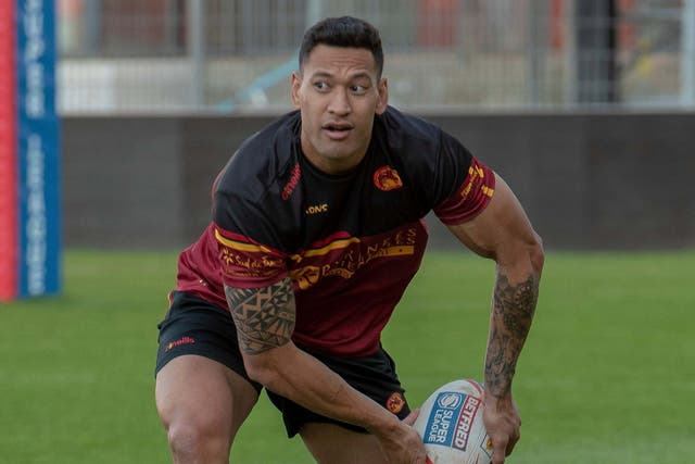 Israel Folau has two training sessions to prove he is ready to make his Catalans Dragons debut