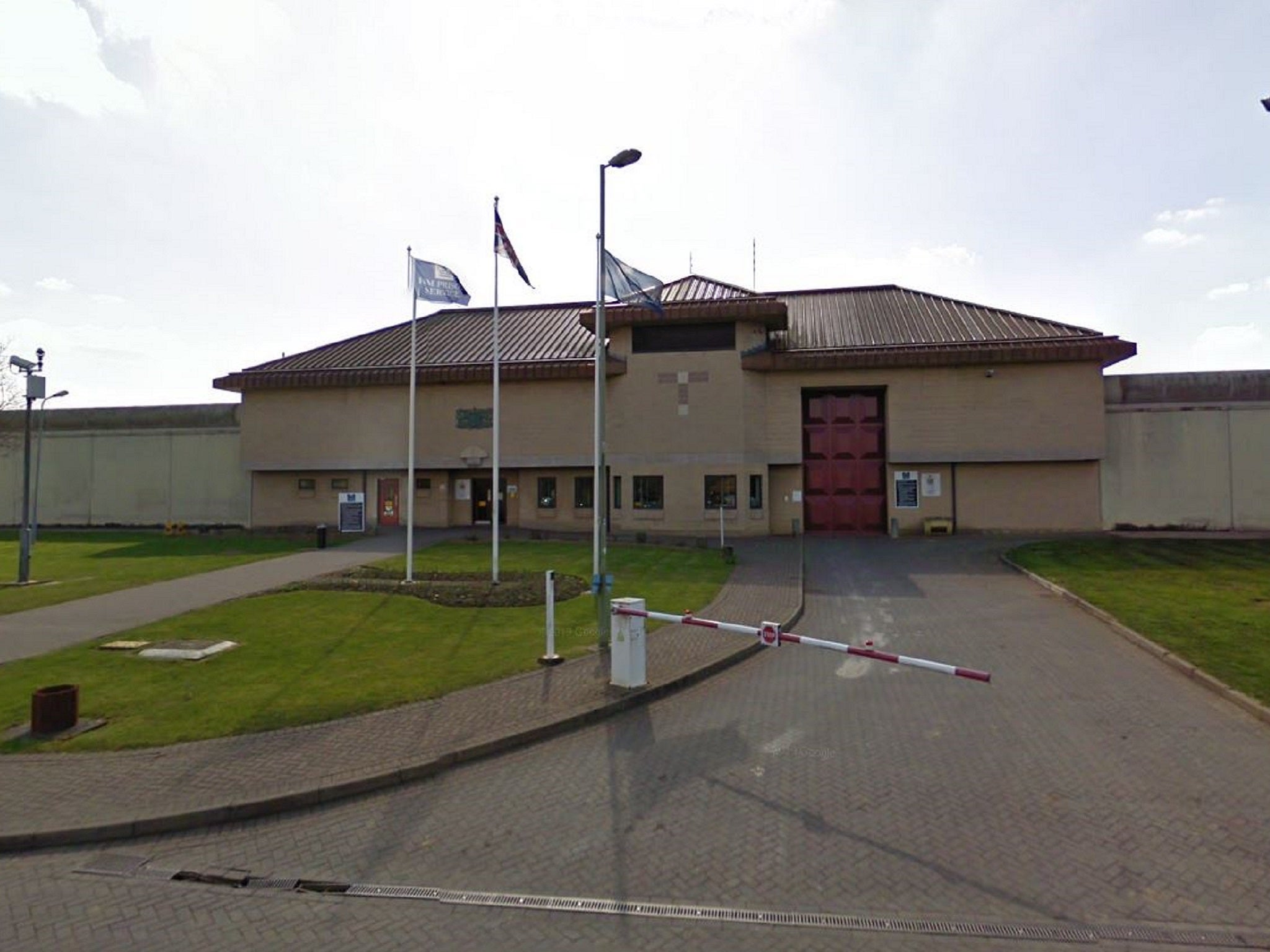 Google street view image of HMP Bullingdon, near Bicester, in Oxfordshire.