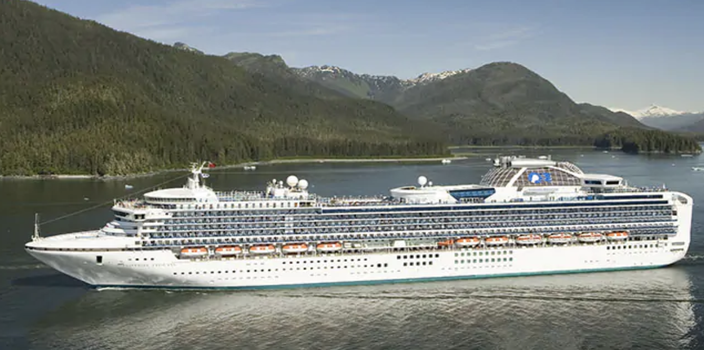 About turn: as with many cruise ships, Sapphire Princess has changed her planned voyage