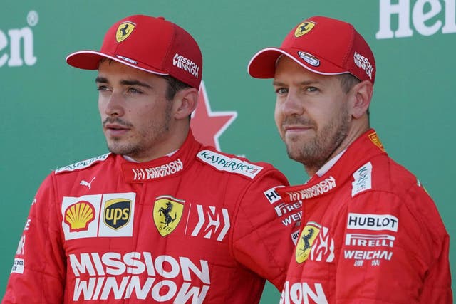 Sebastian Vettel believes he and Ferrari teammate Charles Leclerc remain equal ahead of the 2020 season