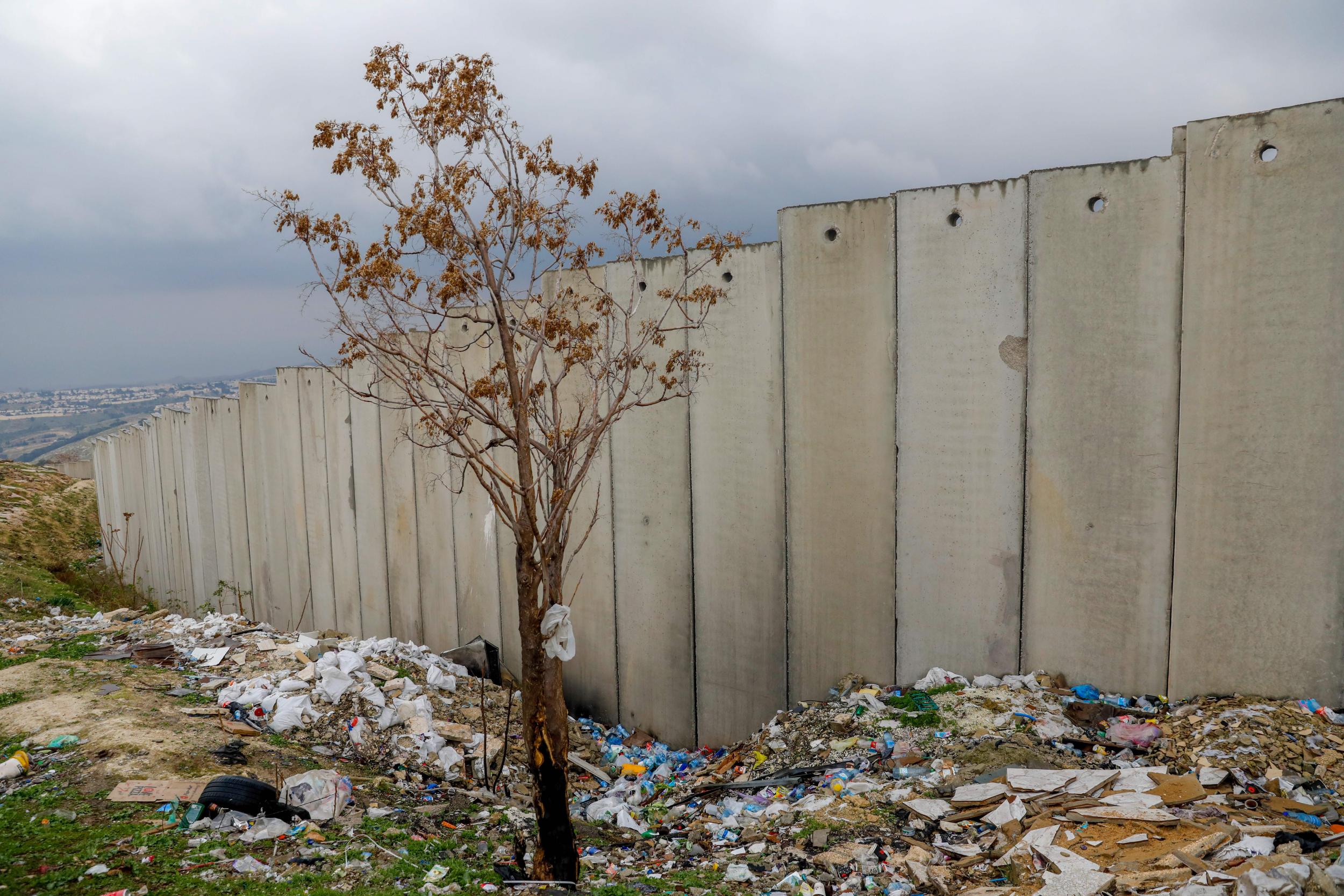 A view of the Israeli settlement of Maale Adumim in the occupied West Bank on the outskirts of Jerusalem