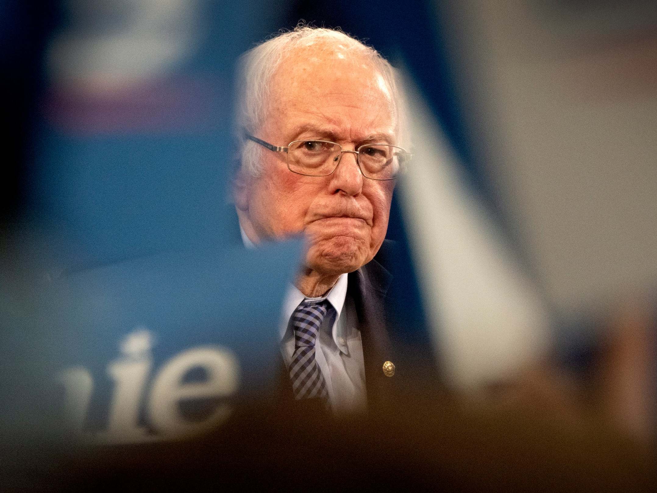 Bernie Sanders responds to attack by ex-Goldman Sachs CEO with glimmer of deadpan humour