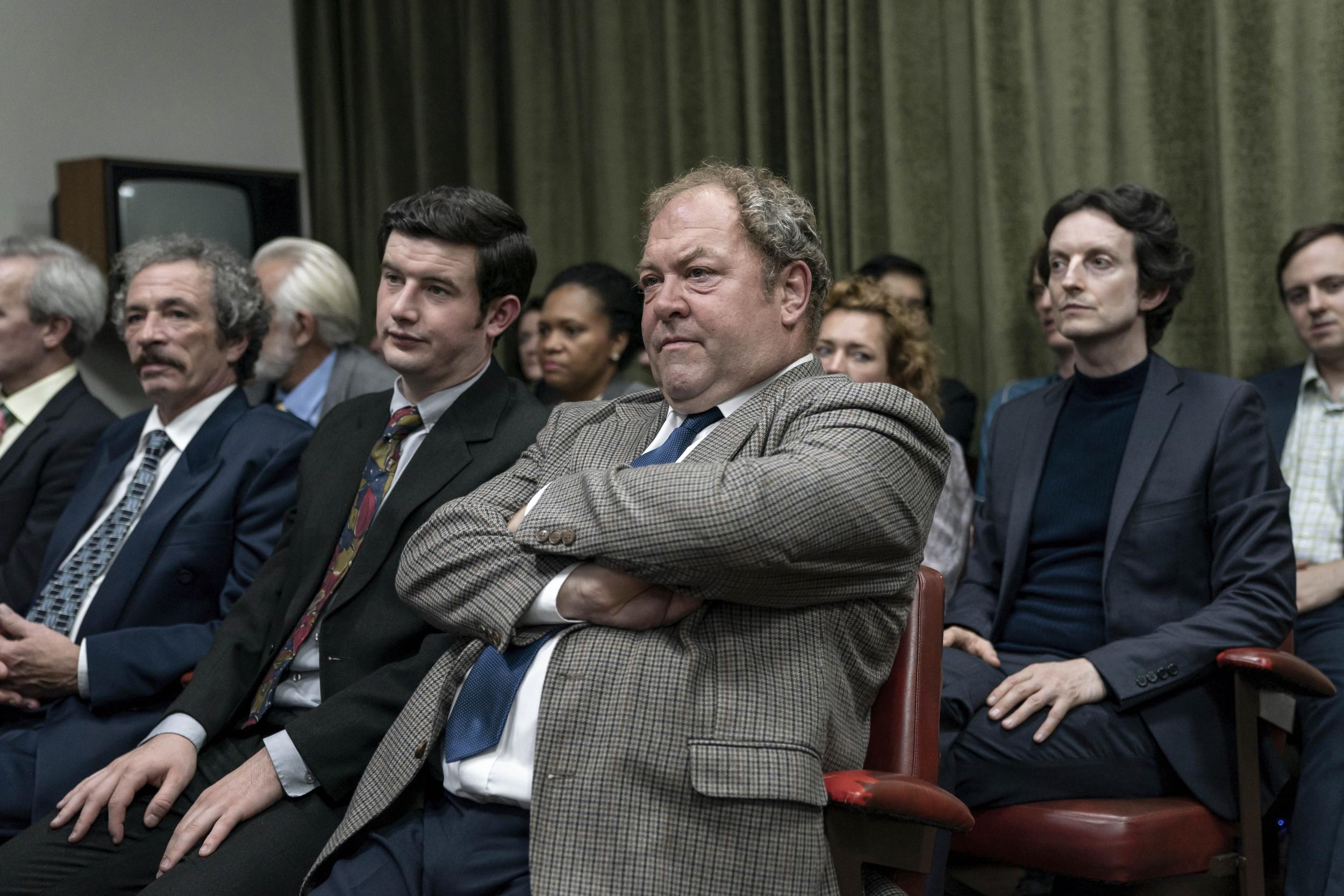 DS Stan Jones watches Jeremy Bamber trial in ITV drama White House Farm
