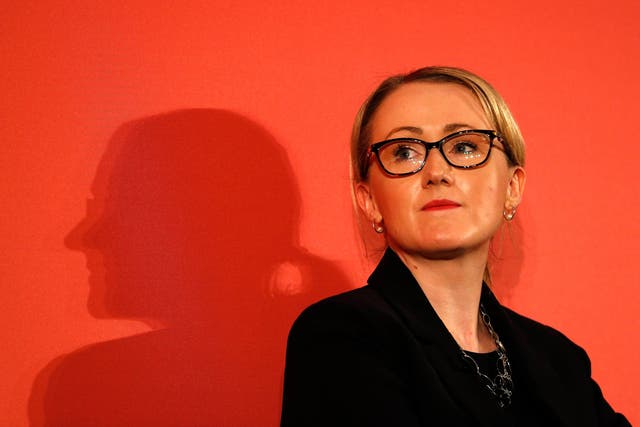 Labour MP Rebecca Long-Bailey takes part in the party leadership hustings in Nottingham on 8 February 2020