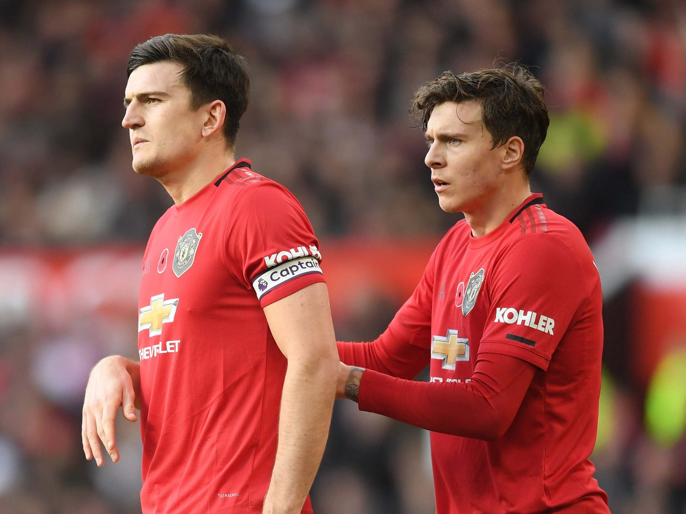 Harry Maguire and Victor Lindelof have featured in all but two of United’s league games this season