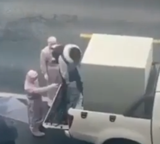 Coronavirus Video From China Shows Screaming Woman Being Placed In Metal Box By Quarantine Workers The Independent The Independent