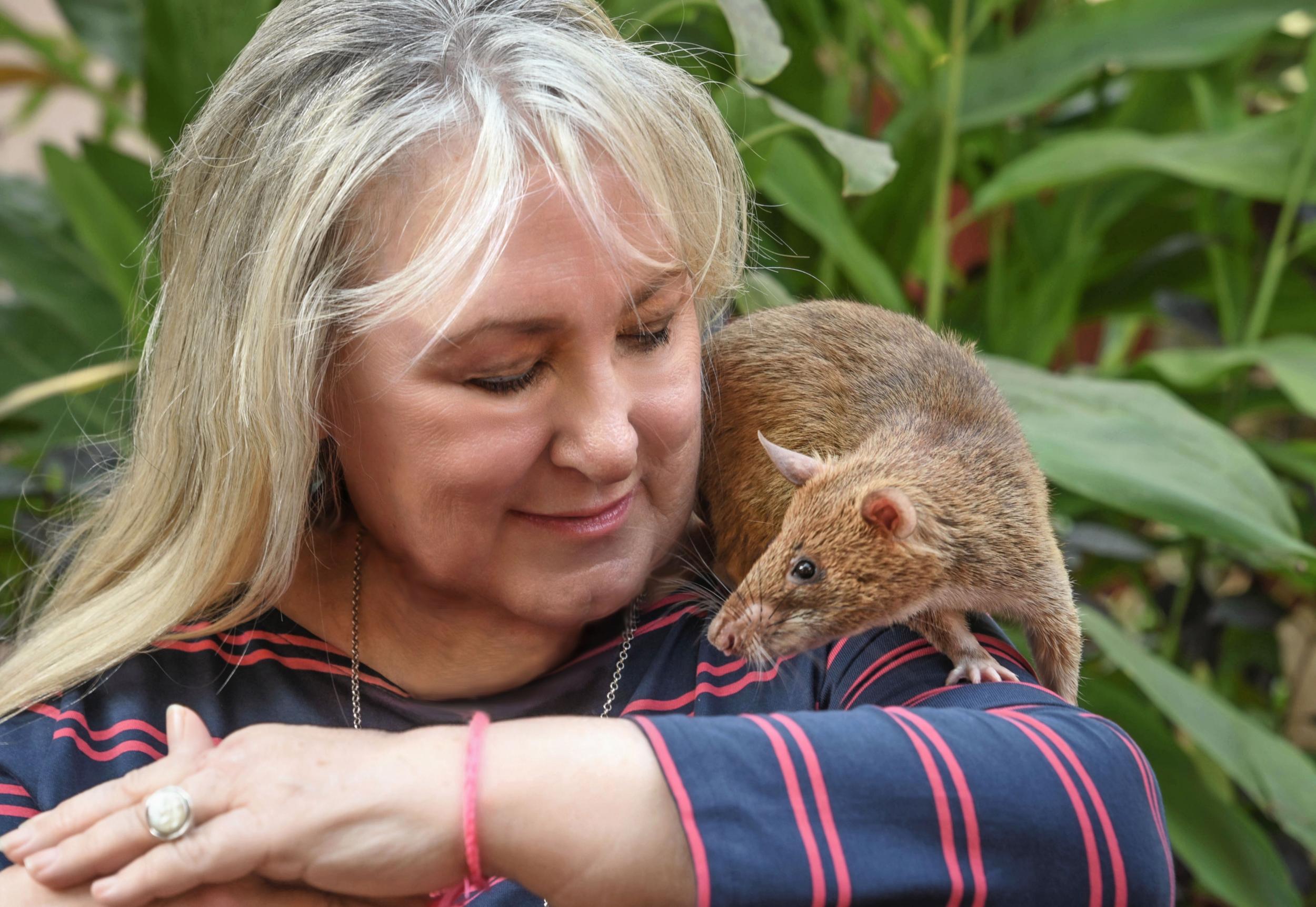 Writer Lynn Houghton and Karmel