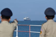 Coronavirus: Cruise ship turned away by Asian ports finally docks