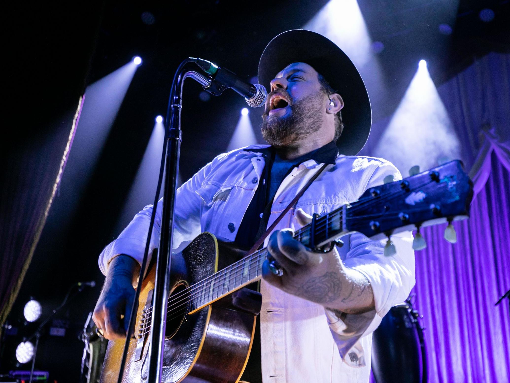 Songwriter Nathaniel Rateliff has an imposing, soulful voice
