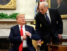 Trump lashes out at John Kelly after former aide criticised president