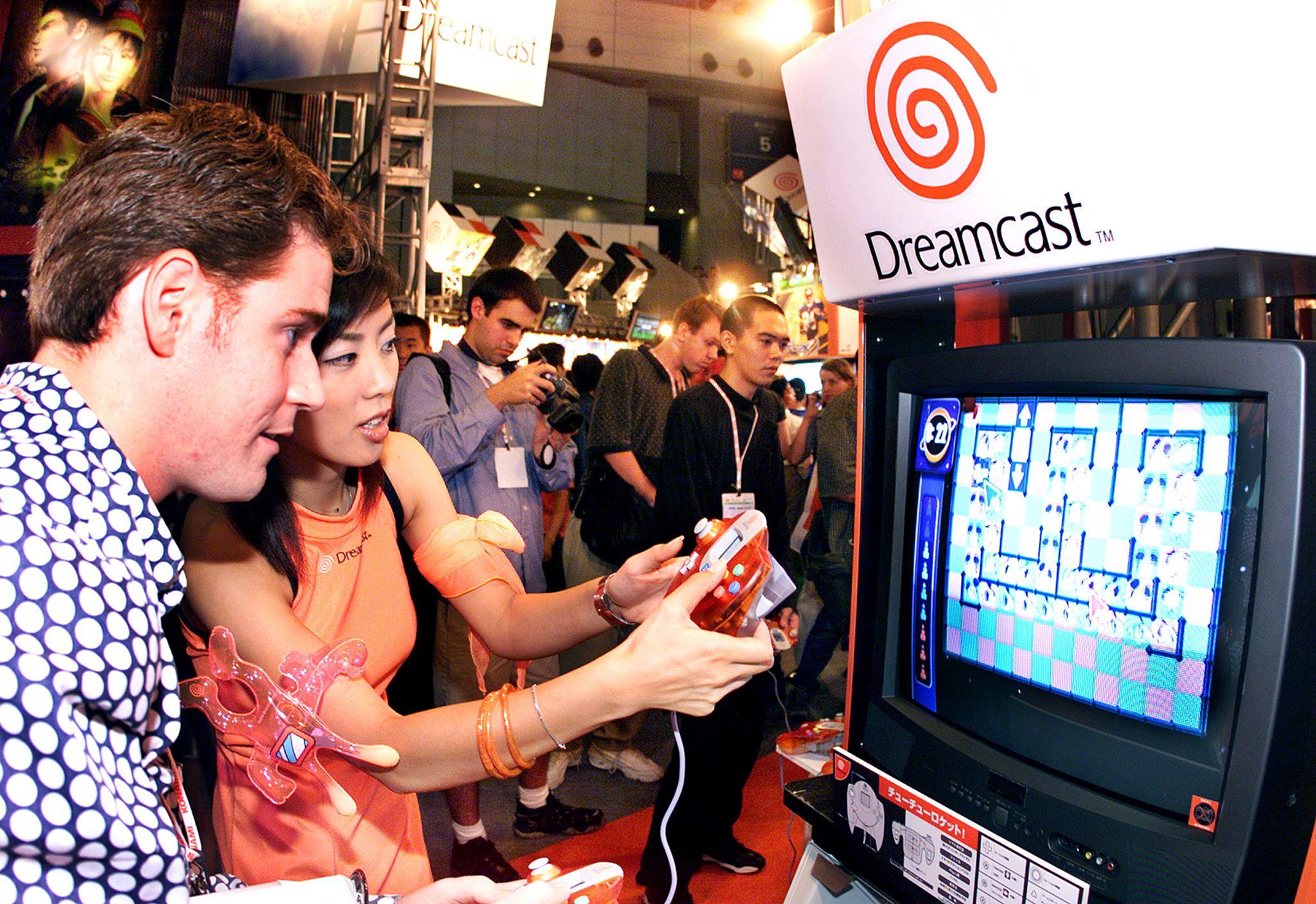 Seen here at the 1999 Tokyo Game Show, the Dreamcast console was Sega's last chance.