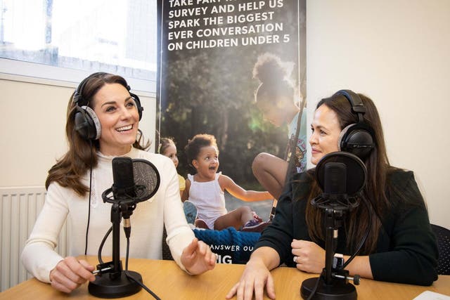 The Duchess of Cambridge appears on Giovanna Fletcher's podcast 'Happy Mum, Happy Baby'