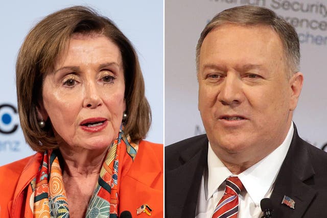 Nancy Pelosi, speaker of the US House of Representatives, and Mike Pompeo, US secretary of state, both criticised the UK’s decision