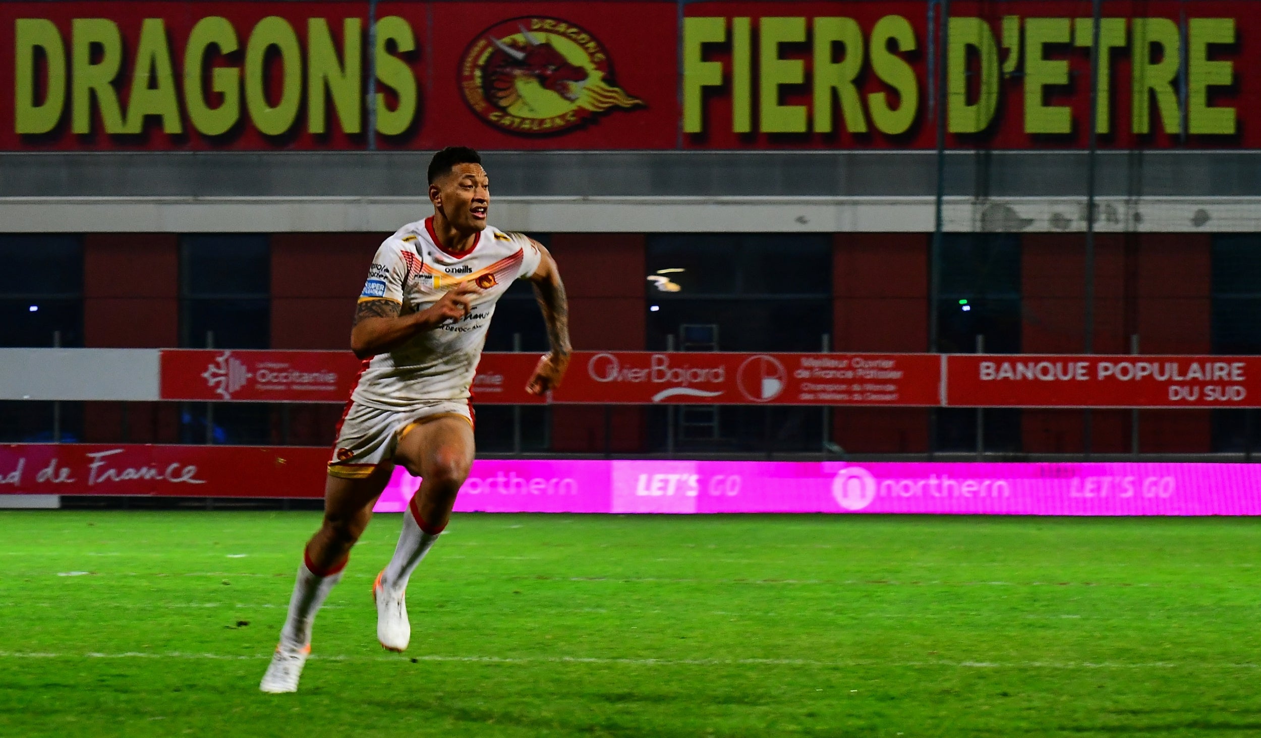 Folau made an immediate impact for the Dragons