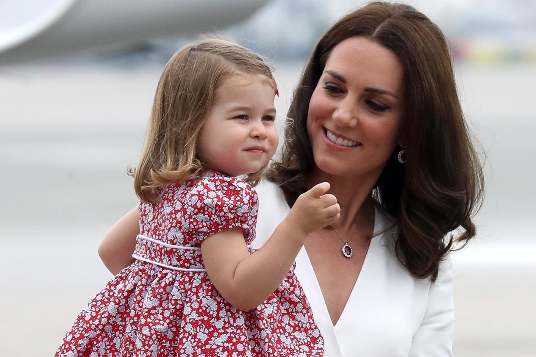 Kate Middleton explains significance of photo of Princess Charlotte smelling flowers