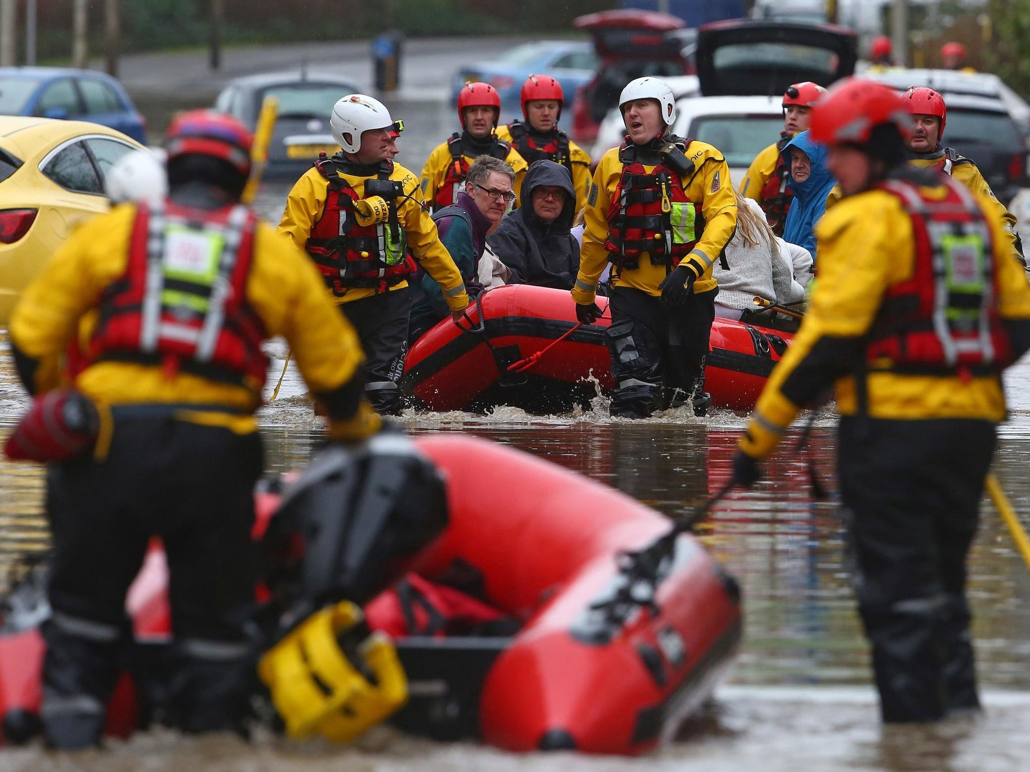 UK weather – live: Flooding hits swathes of country as Storm Dennis triggers travel chaos and minister admits &apos;we can&apos;t protect every home&apos;