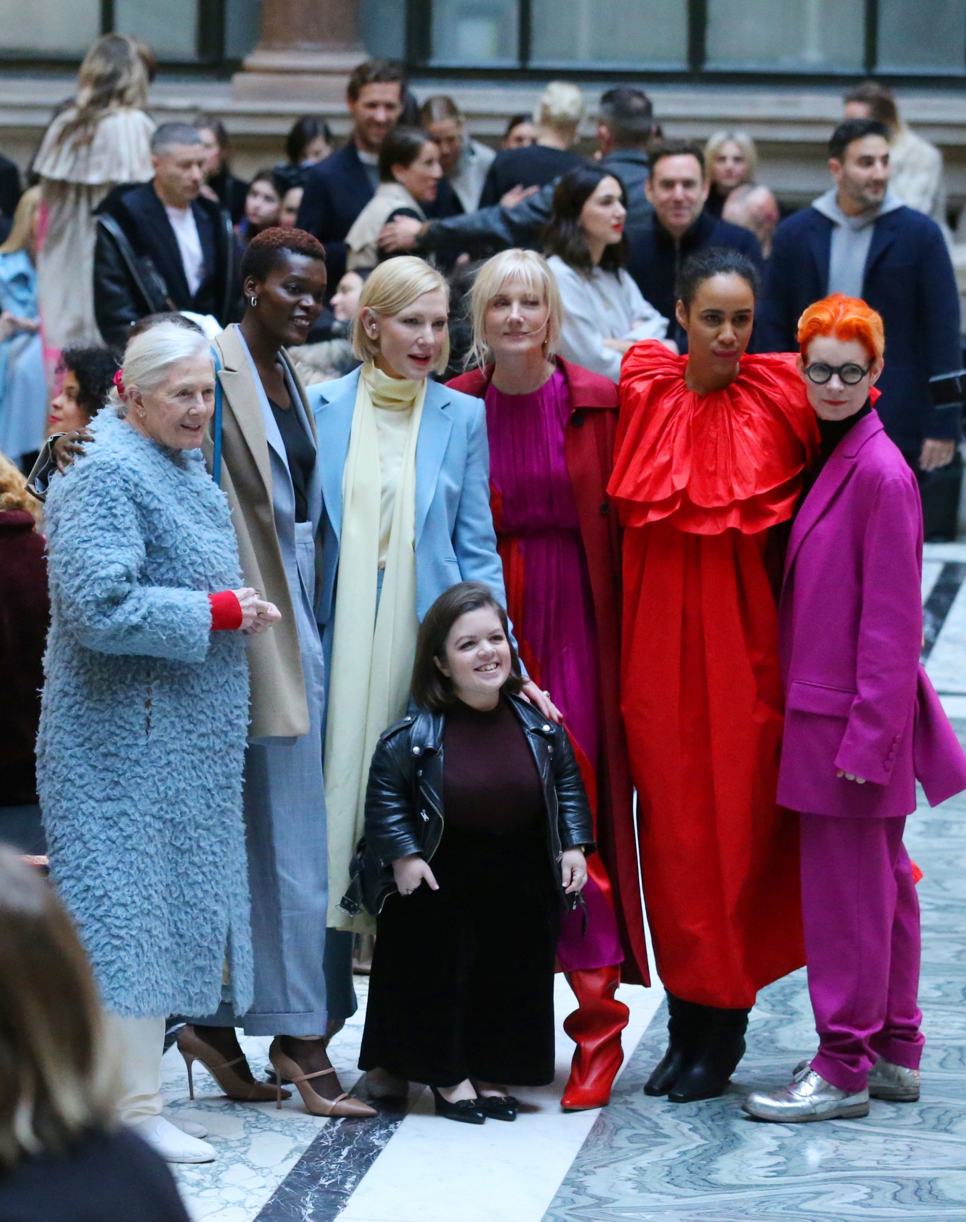 Vanessa Redgrave, Sheila Atim, Cate Blanchett, Sinéad Burke, Joely Richardson, Zawe Ashton and Sandy Powell