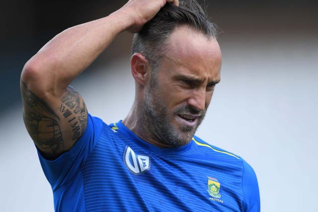Du Plessis has endured a tough year as captain