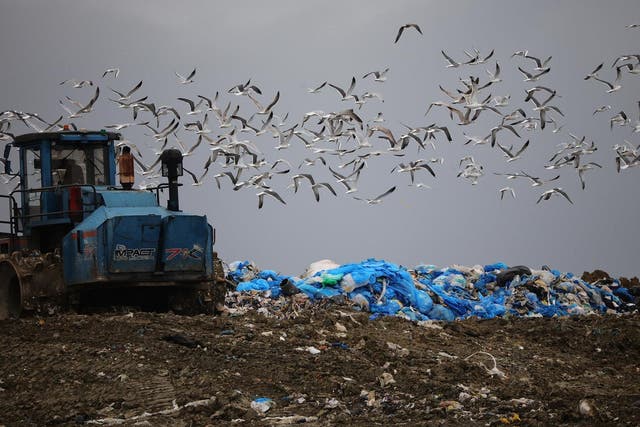 Landfill sites could leak dangerous pollutants, including plastics and microfibres, into the ocean