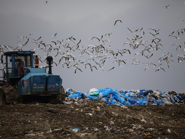 Landfill sites could leak dangerous pollutants, including plastics and microfibres, into the ocean