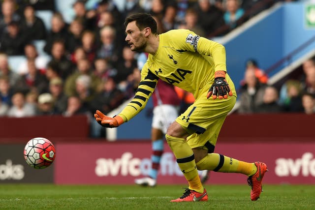 Tottenham goalkeeper Hugo Lloris conceded twice as his side battled past Aston Villa