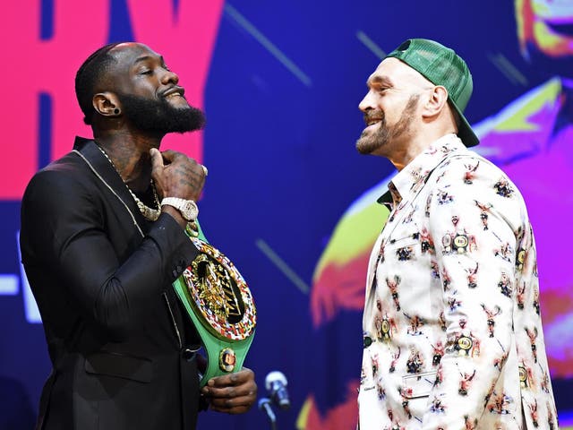 Deontay Wilder and Tyson Fury fought to a controversial draw in December 2018
