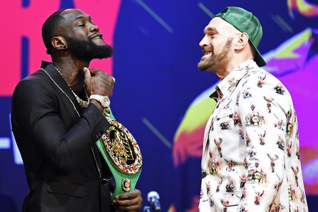 Deontay Wilder and Tyson Fury fought to a controversial draw in December 2018