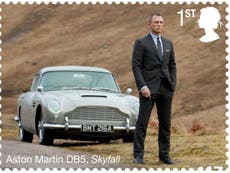 James Bond stamps are being released to mark new film No Time to Die