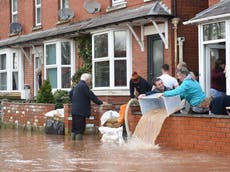 Heavier rainfall from storms ‘100% linked to climate crisis’