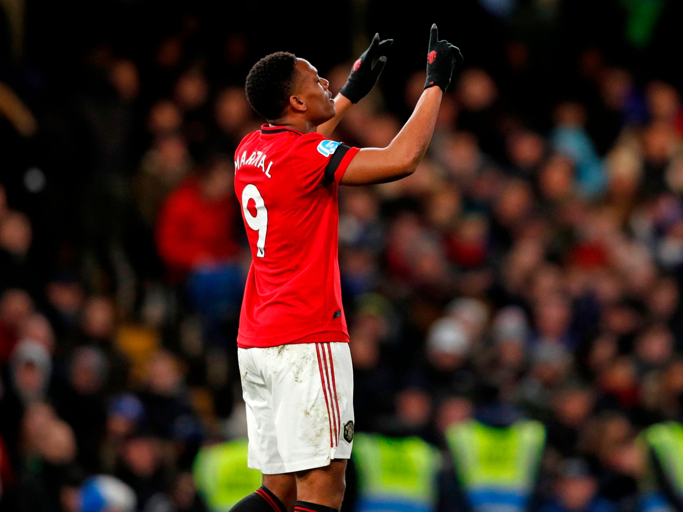 Anthony Martial celebrates his goal (Getty Images)