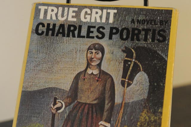 A first edition of Charles Portis's novel 'True Grit'.