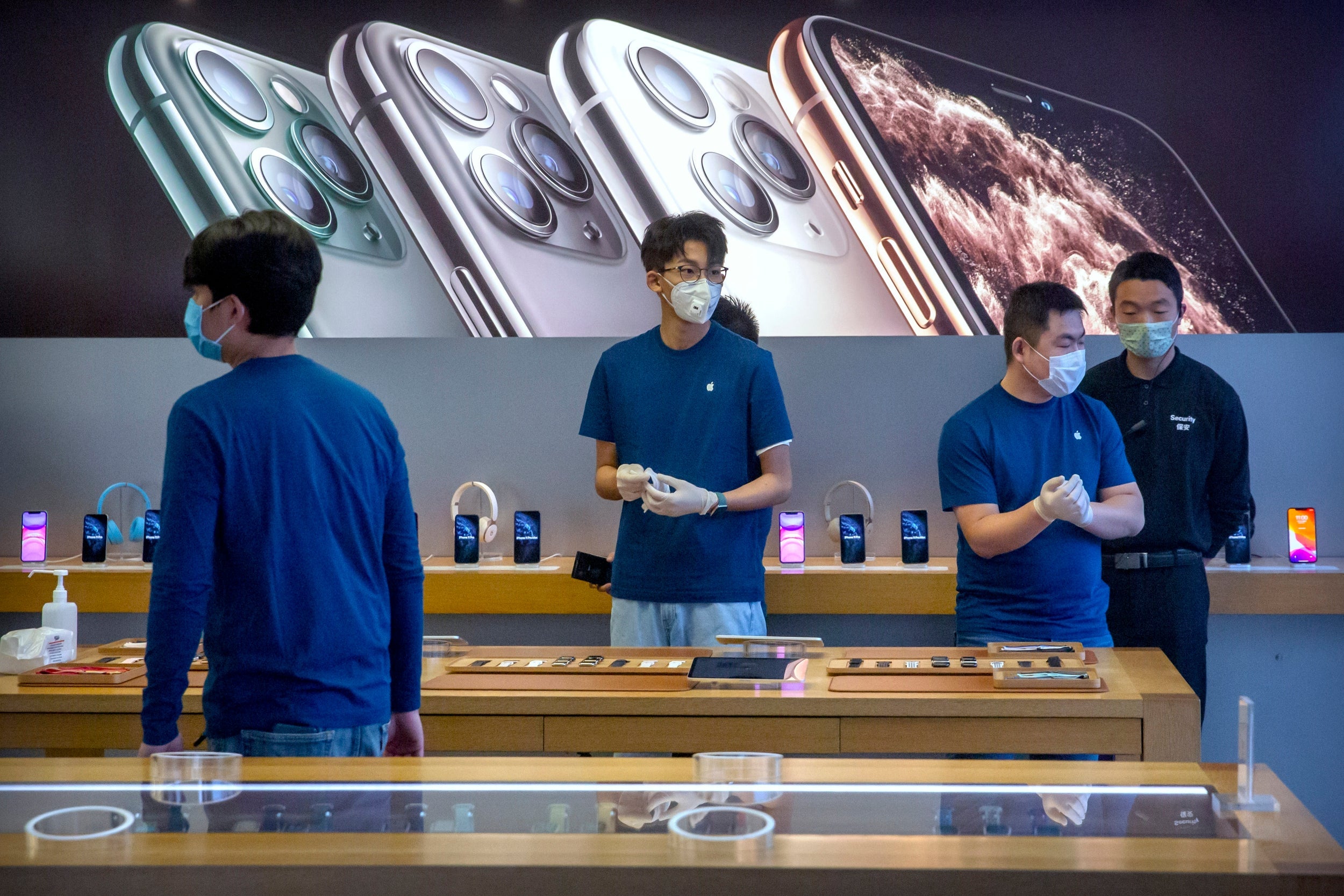 Apple said iPhone supplies would be affected and it would miss its second-quarter financial forecasts