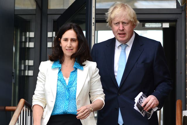 Boris Johnson and Marina Wheeler pictured together in May 2015.