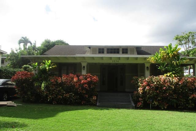 Former President Barack Obama resided in this three bedroom home in Honolulu's Manoa neighborhood between 1964 and 1967
