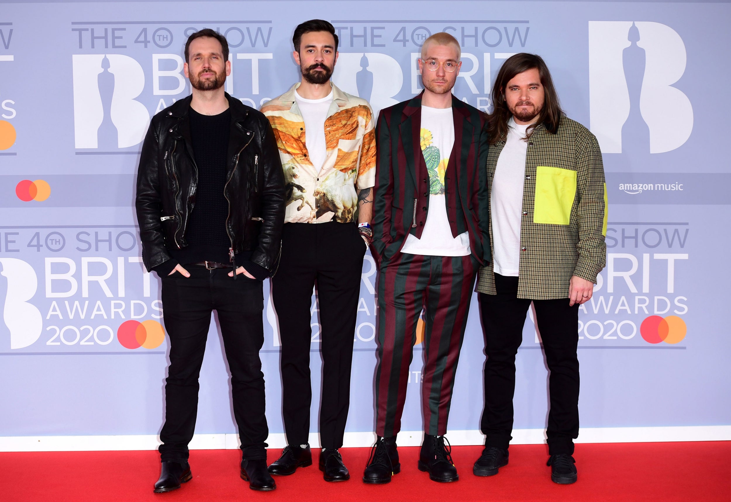 Will Farquarson, Kyle Simmons, Dan Smith and Chris Wood of Bastille