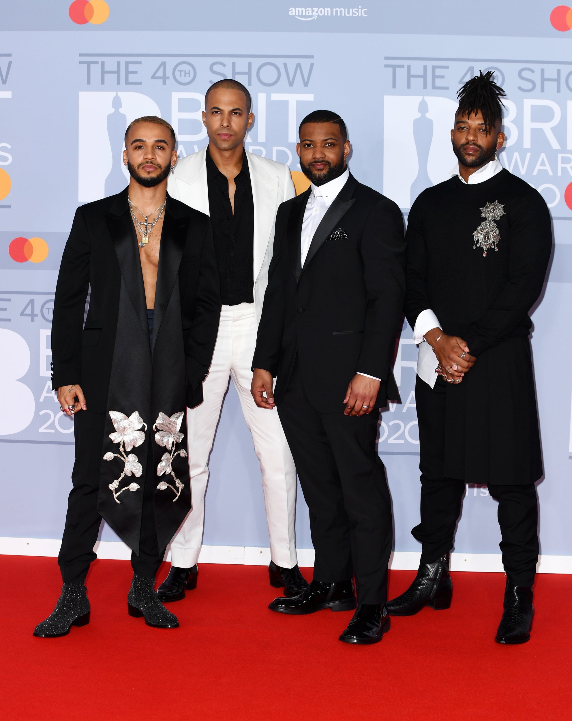 Aston Merrygold, Marvin Humes, JB Gill and Oritse Williams of JLS