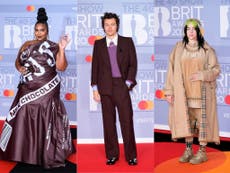 All the best-dressed stars on the Brit Awards red carpet