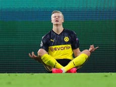 Haaland delivers landmark performance as Dortmund beat PSG