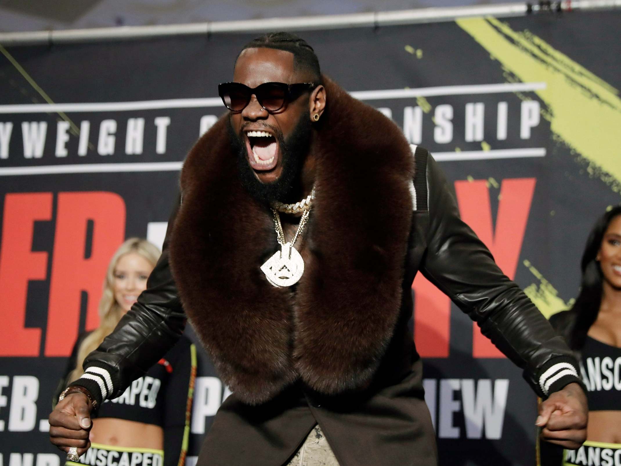 Deontay Wilder is undefeated in 43 professional heavyweight fights