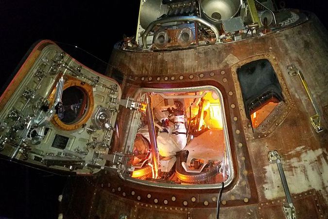 Apollo 17, on show at Houston Space Centre, was part of the last moon landing
