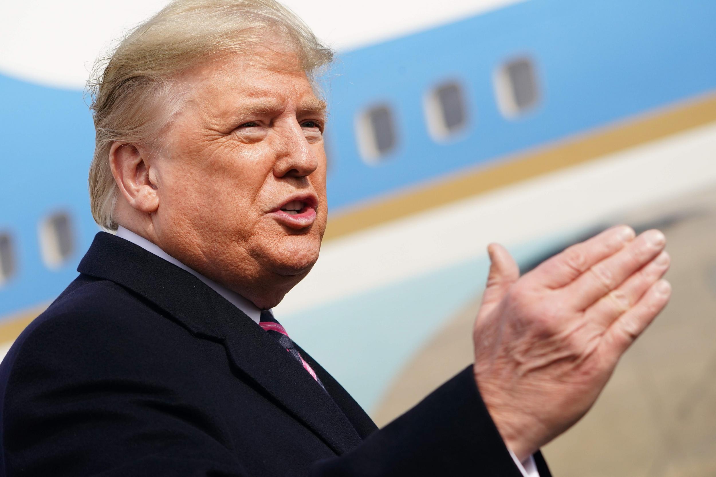 &apos;You have needles flowing into the ocean&apos;: Trump attacks decline of &apos;great cities&apos; San Francisco and LA