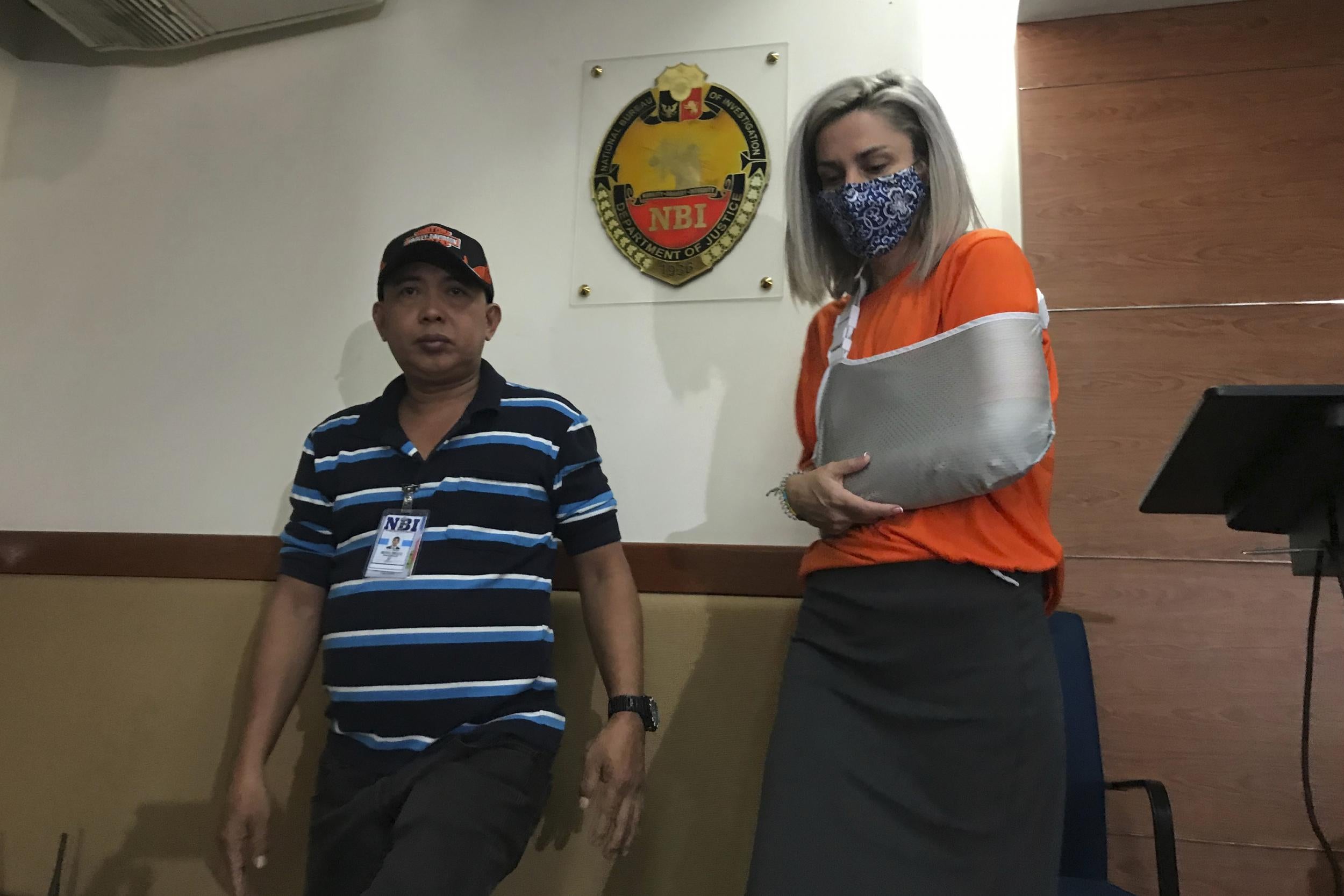 Jennifer Talbot (pictured Monday) faces additional charges after she allegedly attempted to smuggle an infant out of the Philippines